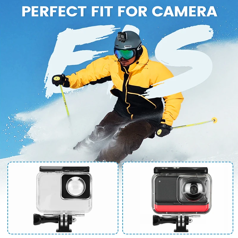 水中ダイビングハウジングカバー,防水ボックス,落下防止ボックス,パノラマカメラプロテクター,insta360,one rs