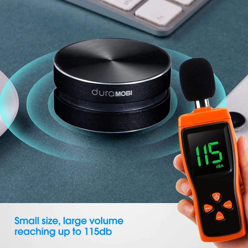 Wirelessly BT Speaker Bone Conduction Speakers Mini Portable  Stereo Sound Built-in Mic Sound Box Red wirelessly BT speaker