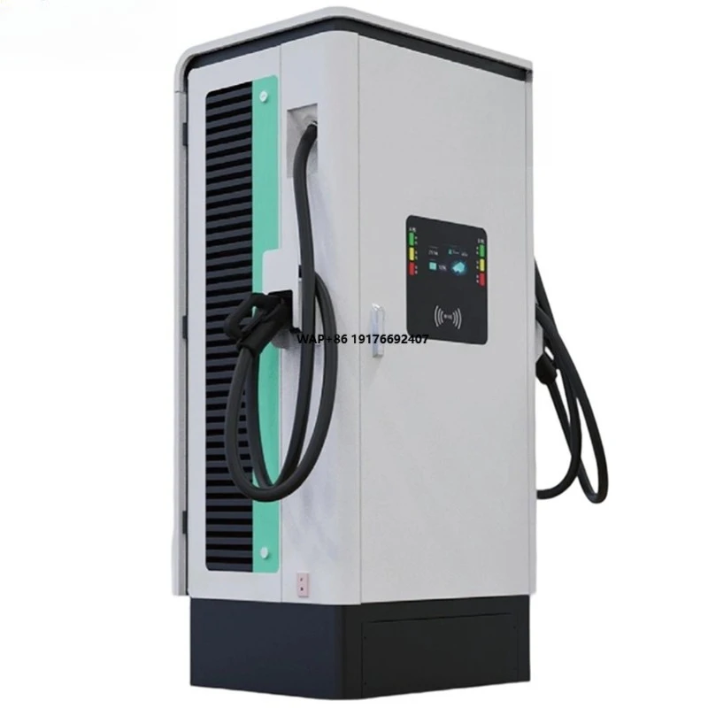 New China 120kw DC Fast Charging Pile Commercial & Industrial EV Charger Station with 2 Guns IP54 Outdoor BYD