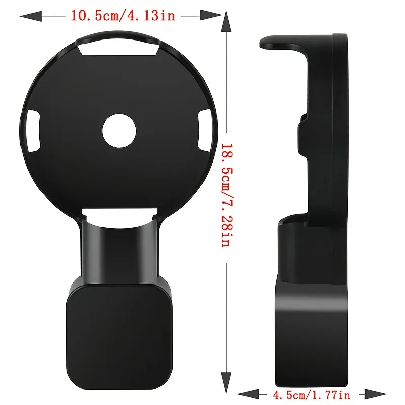 Wall Outlet Mount Holder for Echo Dot 3 Smart Speaker, Cord Management Hanging Bracket Space Saving Plug-in Storage Stand