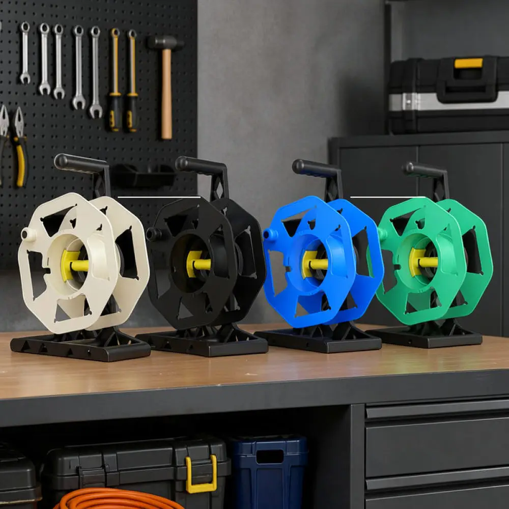 Cable Winder Reel Storage Organizer Plastic Cord Management Holder For Home Office Extension Data Wire Tidy Tool