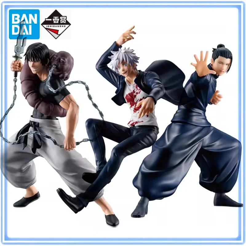 Bandai Ichiban Kuji Jujutsu Kaisen: Kaitaku·Gyokutsu Vol.2 Satoru Gojo Geto Suguru Fushiguro Toji Anime Action Figure Model