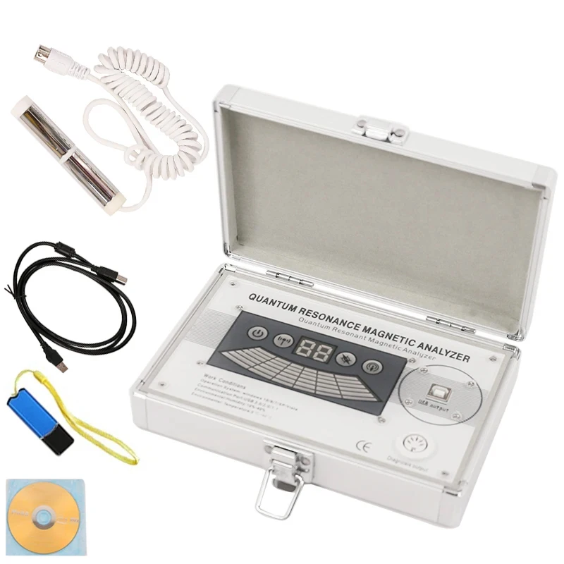 最新のボディ量子アナライザー磁気共鳴健康アナライザー54チェックレポートセットポータブル健康検査機