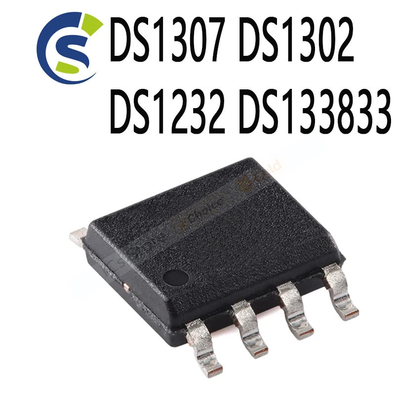 10PCS DS1307ZN SOP-8 DS1307Z DS1307N SOP DS1302ZN DS1302Z DS1302N DS1338Z-33 DS1307 DS1302 DS1232 DS133833 