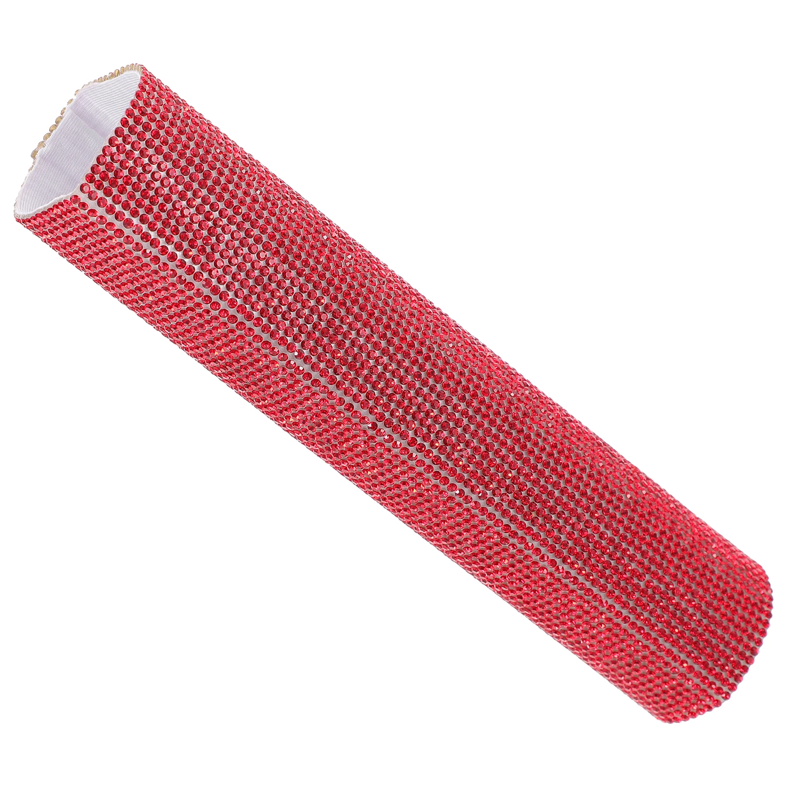 

Wireless Microphone Rhinestone Cover Protective Sleeve Handle Protector Decorative Case Universal Mic AccessoryRed