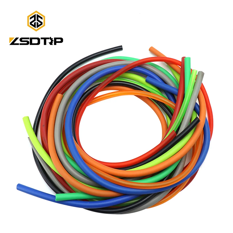 ZSDTRP 1 Meter Universal Motorcycle Gas Oil Hose Fuel Line Petrol Tube Pipe For Dirt Pit Bike ATV For Honda Suzuki