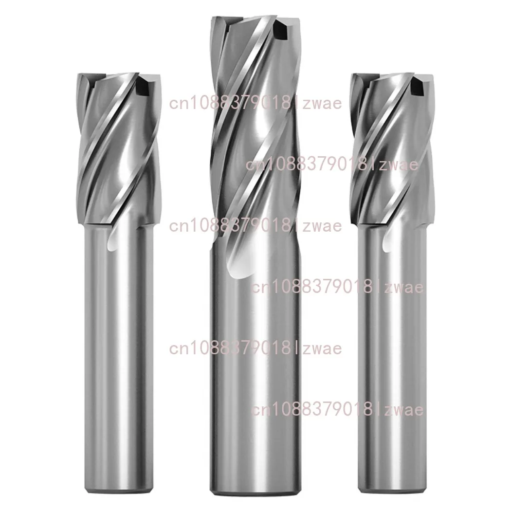 1PC 3-20mm High Speed Steel Carbide End Mill Machine Four-flute End Mill CNC Milling Cutter for Bench Drill Milling Machine