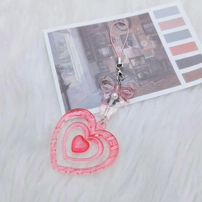 Y4UE BOWKNOT Heart Star Thone Brap Braps Ключи для подвески для подвески