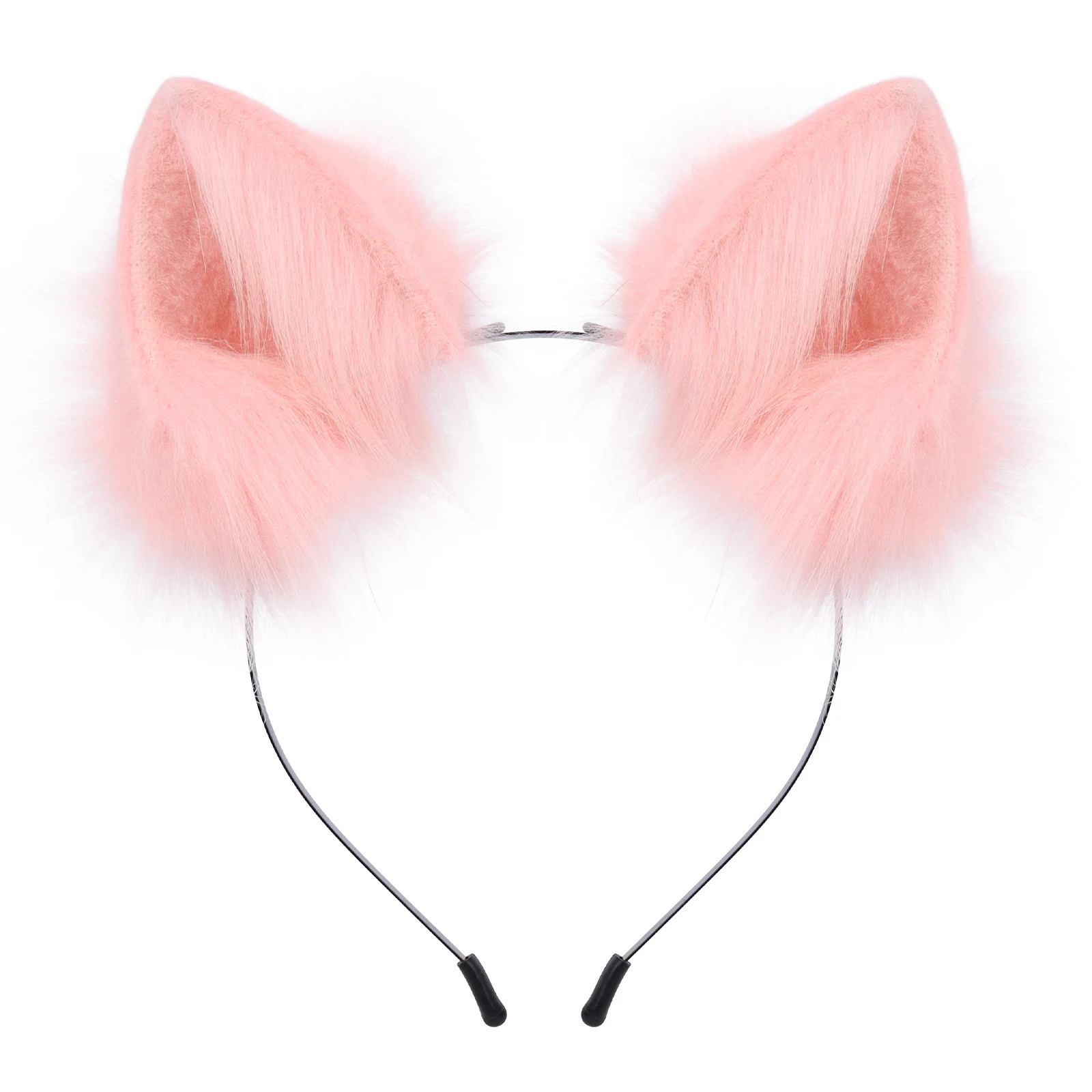 Handgefertigtes Stirnband aus Kunstfell mit Tierohren, pelzige Katze, Fuchsohren, Haarband, Kopfbedeckung, Kostümzubehör für Cosplay, Maskerade