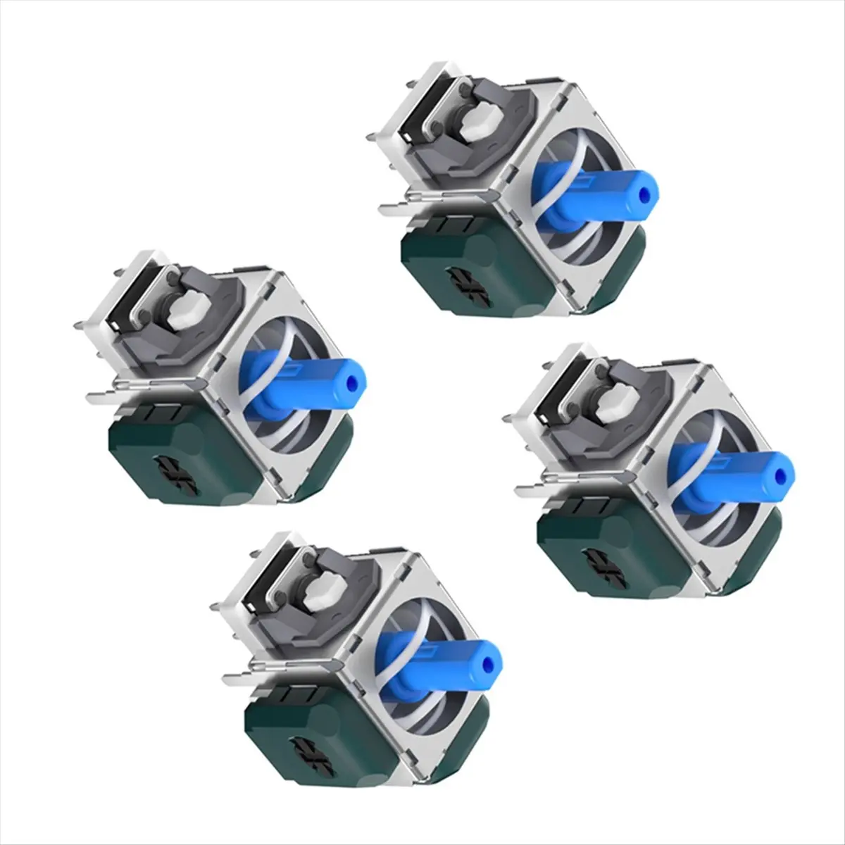Hot Sale 4Pcs for Switch TMR Electromagnetic Anti Drift Joystick Controller Repair Replacement Gaming Accessories