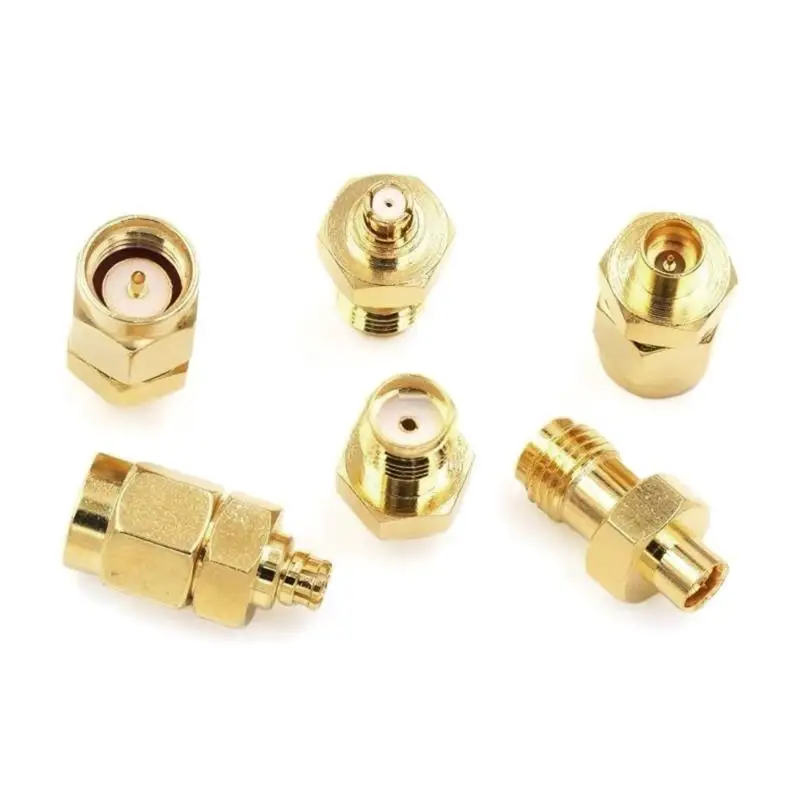 R53C High Efficiency SMA WiFi Adapter SMA Female to Male Connector Gold Plated Reverse Polarity for WiFi Routers Accessories