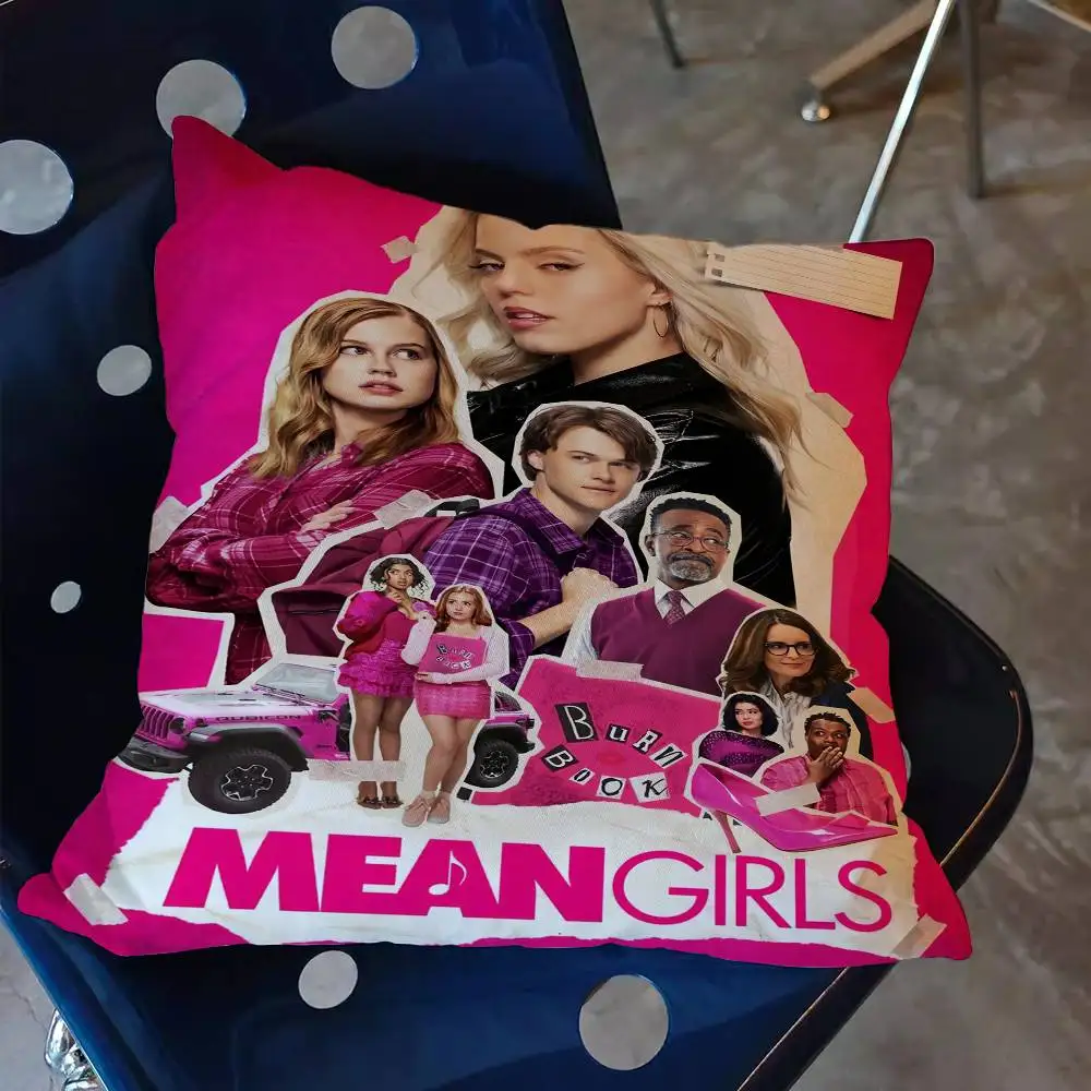 Mean Girls Movie Frameless DIY Sticky  Cushion Cover Pillowcase Upholstery Sofa Throw Pillow Home Decor Pillowcas