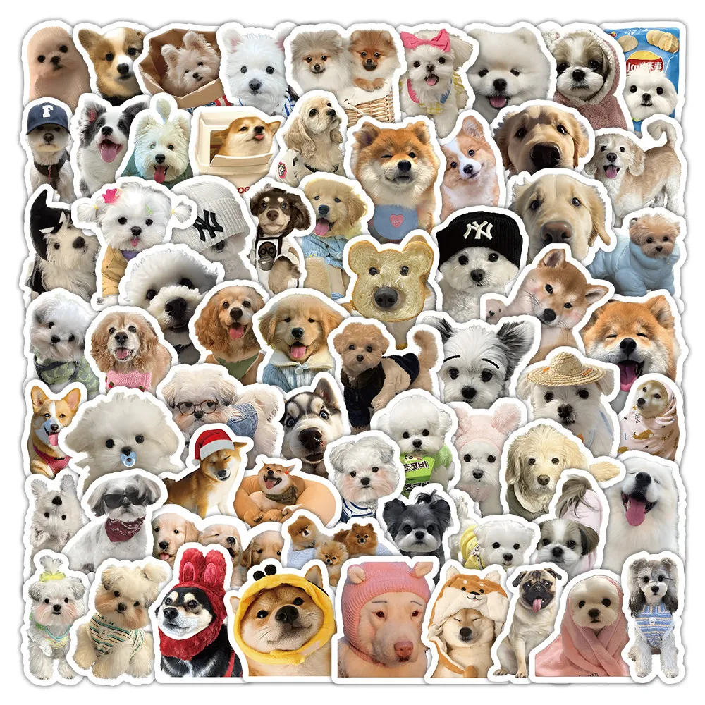 Adorable Puppy Series Stickers (103 Pcs) - Cute Decor for DIY Handmade Backpacks Electronic Devices Peel Joy Sticker Store
