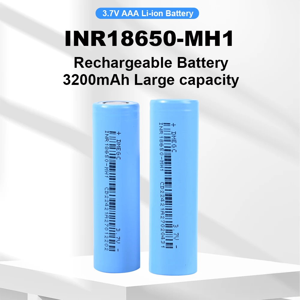 20PC 100% Original for NR18650-MH1 3200mAh 25A Discharge INR18650 3200mAh Li-ion 3.7v Rechargable Battery 18650 Battery