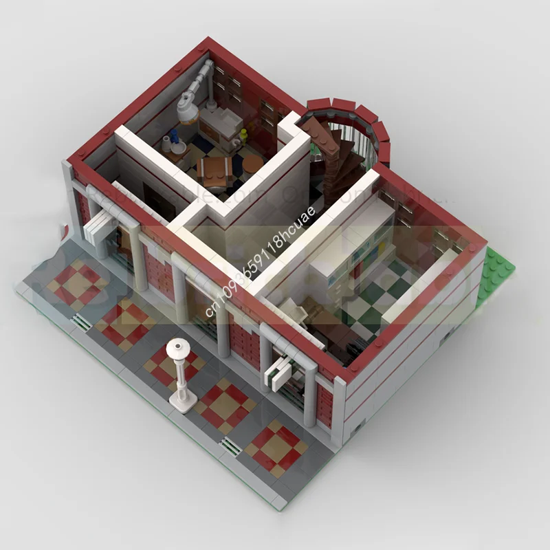 2814 pz MOC Cinco Minutos Modulared Modello Building Blocks Costruzione Regali Di Natale Assemblare FAI DA TE Giocattolo Creativo Educazione Mattoni