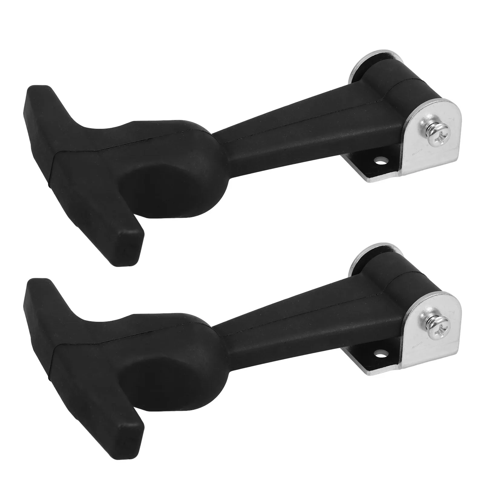 

2Pcs Black Adjustable Hasp Latch Flexible Durable Lock for Boat Hatch Tool Box Mechanical Equipment Replacement