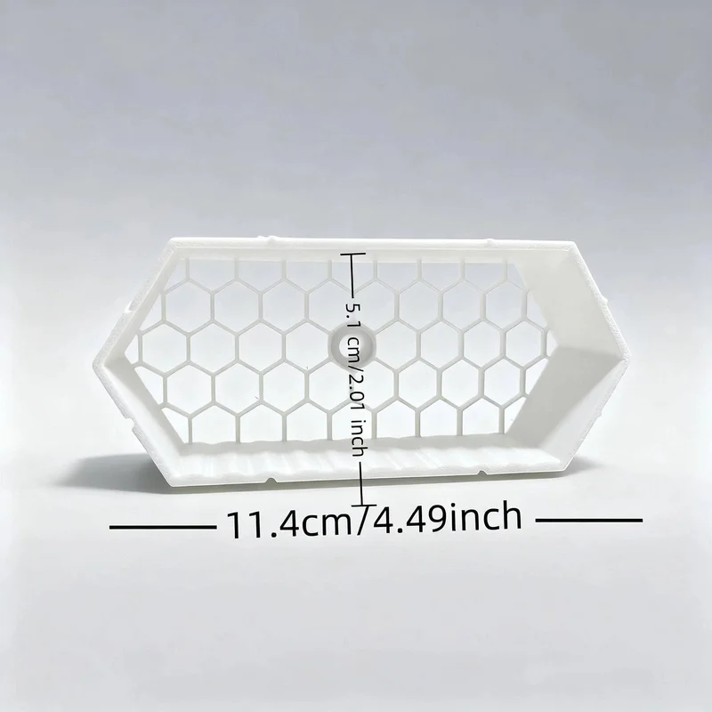 Hexagonal Wall Mount Display Shelf Mini Diecast Racing Car Organizer Toy Vehicle Collectible Storage Holder