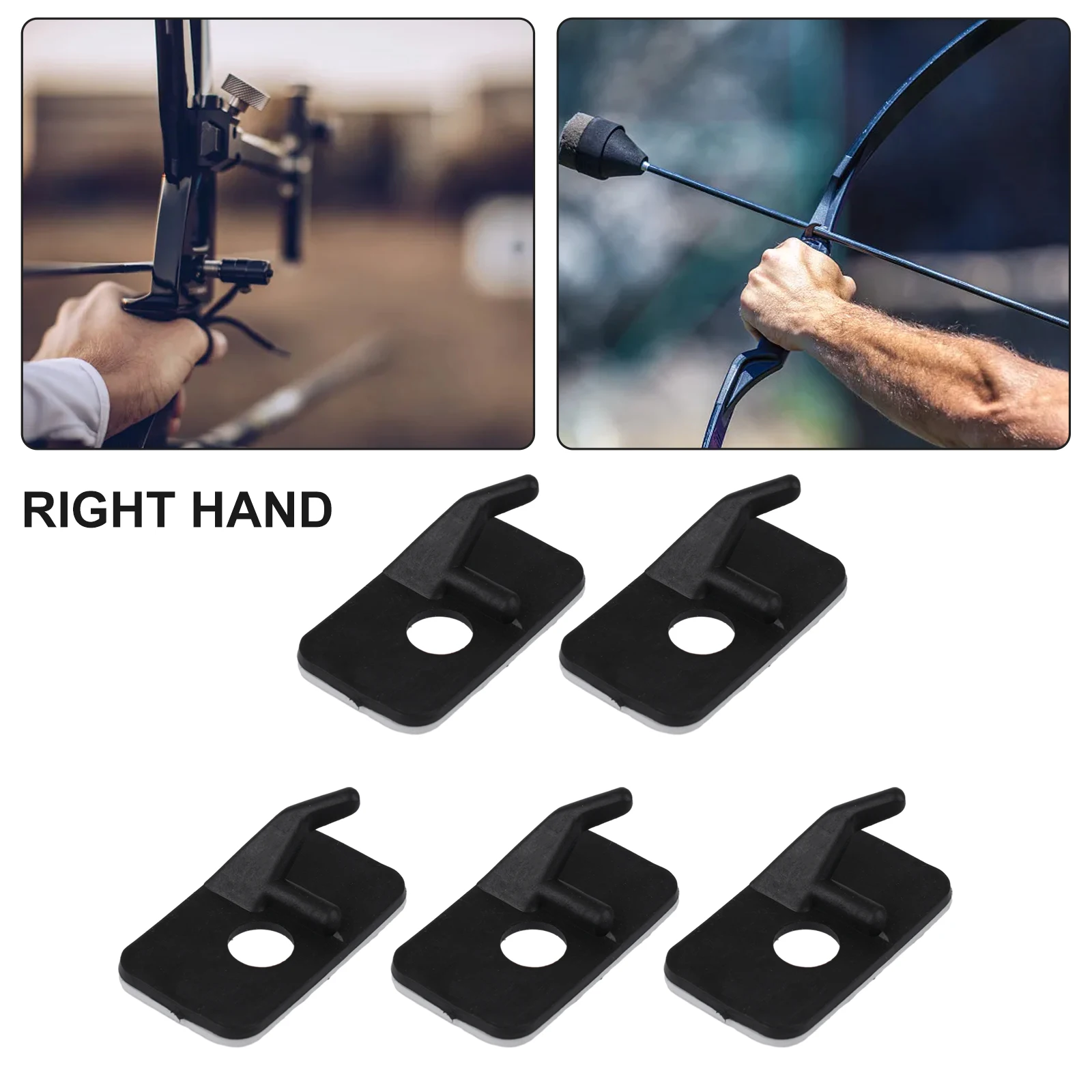 

5pc Arrow Rest Self-Adhesive Right Left Hand Recurve Bow Hunting Shoot 3.8x2cm Recurve Bow Rest Outdoor Hunting Shoot Accessorie