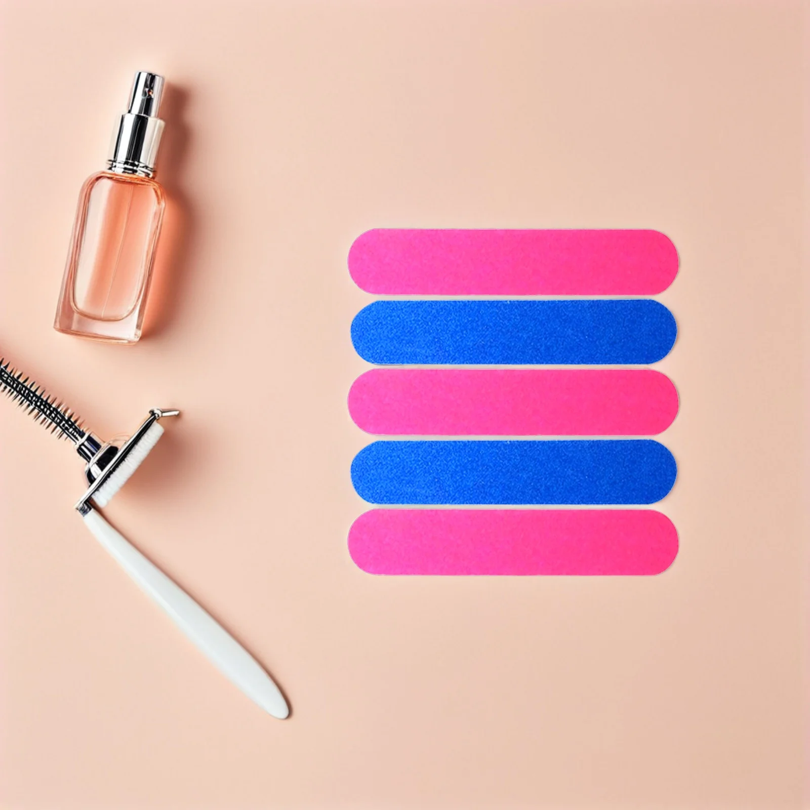 

5 pcs Disposable Files For Manicure Double Sided Boards Round Edge Filing Sanding Buffer Blocks Tool For Salon Hotel Home