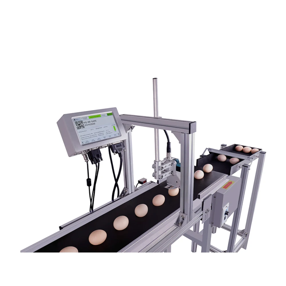 High Performance Fully Automatic TIJ Inkjet Printer Smart Touch Screen Product Date Printer 600dpi Resolution Fast