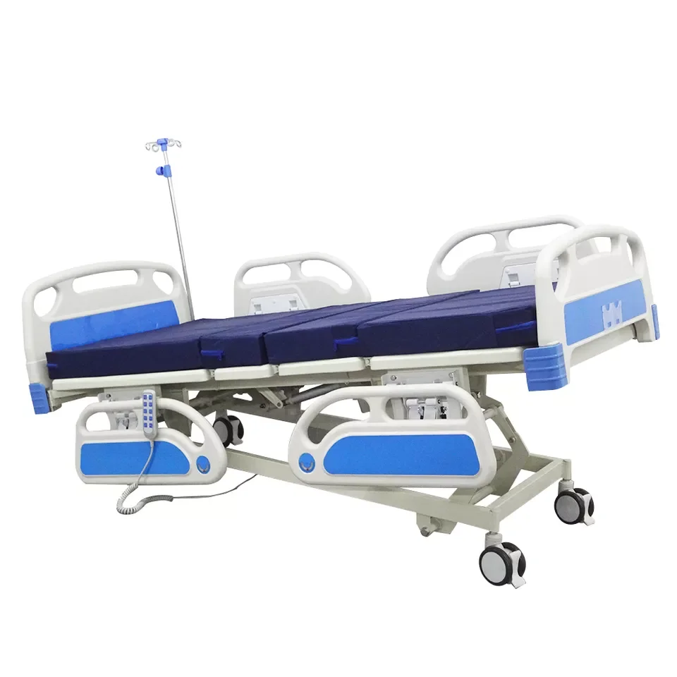 Manual 3 function adjustable patient nurses bed electric electric hospital medical i cu beds