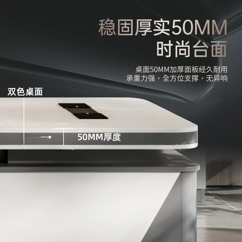 Double face-to-face financial table single supervisor computer desk manager table can be customized for batch supply