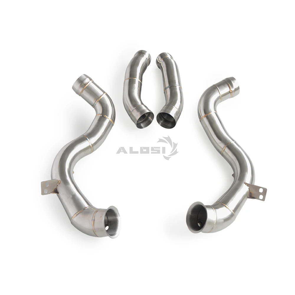 

Exhaust downpipe for Mercedes Benz C63 COUPE AMG W205 4.0T Stainless Steel High Performance Exhaust Downpipe