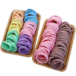 50Pcs Girls Colorful Rubber Band Elastic Hair Bands For Children Ponytail Holder Scrunchies Headband Hair Accessories for Women