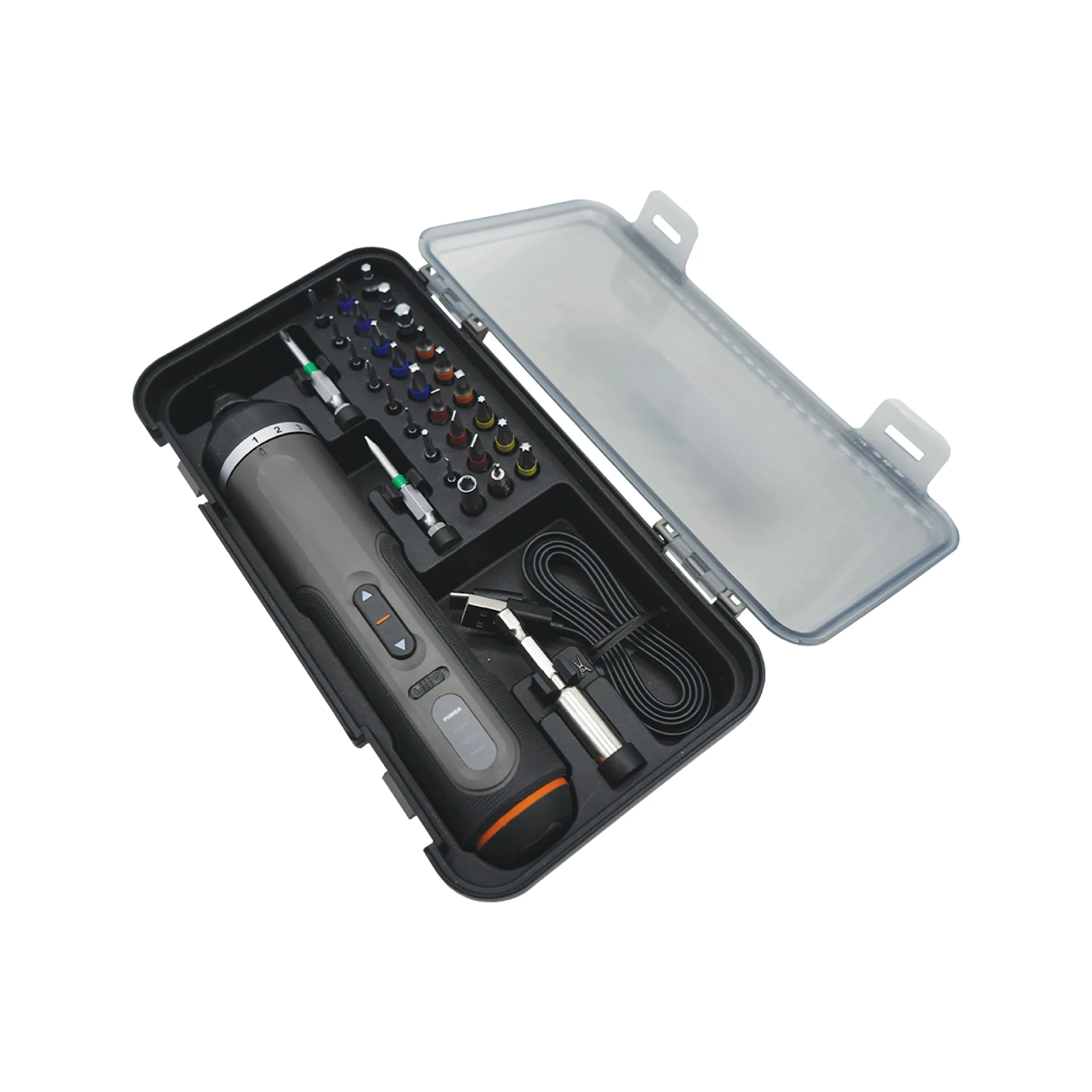 4V Electrical Screwdriver Sets WX242 Smart Cordless Electric Screwdrivers SDS Chuck USB Rechargeable 30 Bit Sets