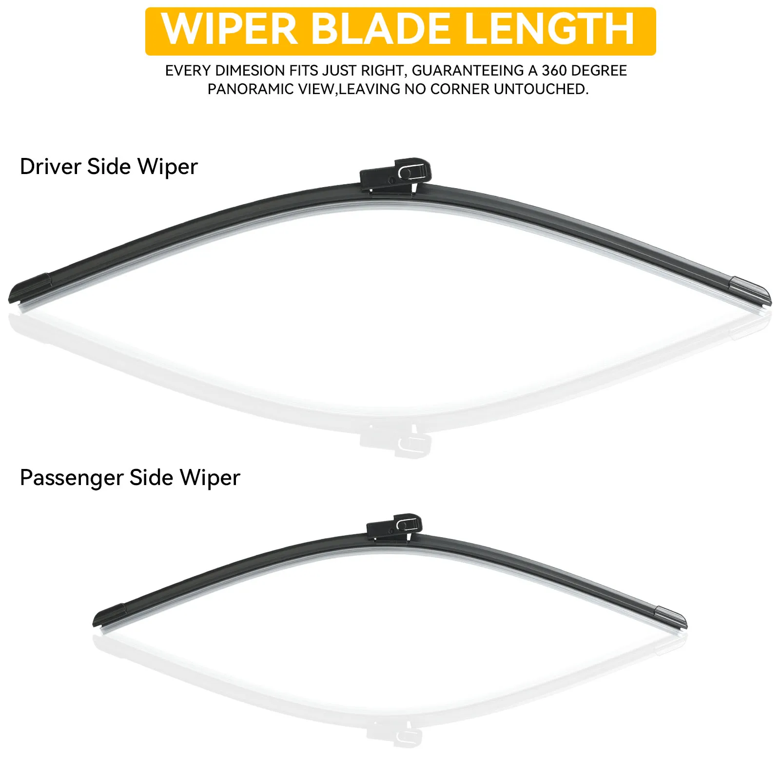 Spazzole tergicristallo anteriore ererer\'s per Land Rover Range Rover L322 Vogue HSE 2002 - 2012 spazzola per parabrezza 26 \