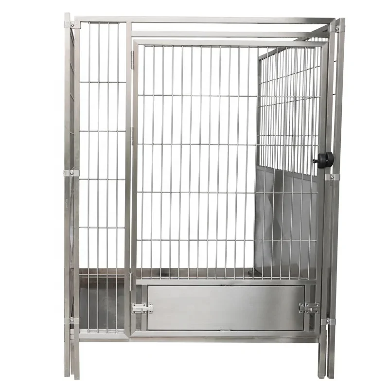 Luxury dog kennel custom-made factory Heavy duty modular new dog kennel Stainless steel pets dog house Multiple sizes available