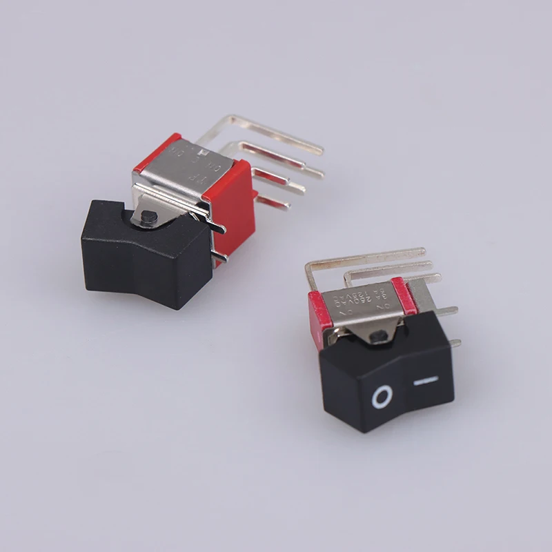HOT! RLS-202-A4-00 Rocker Arm Connector Ship Type Button Rocker Bent Feet Side Switch