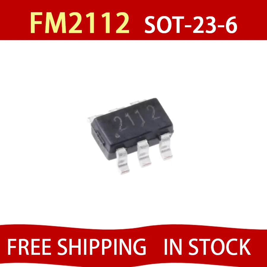 50PCS FM2112 SOT23-6 2112 100% new