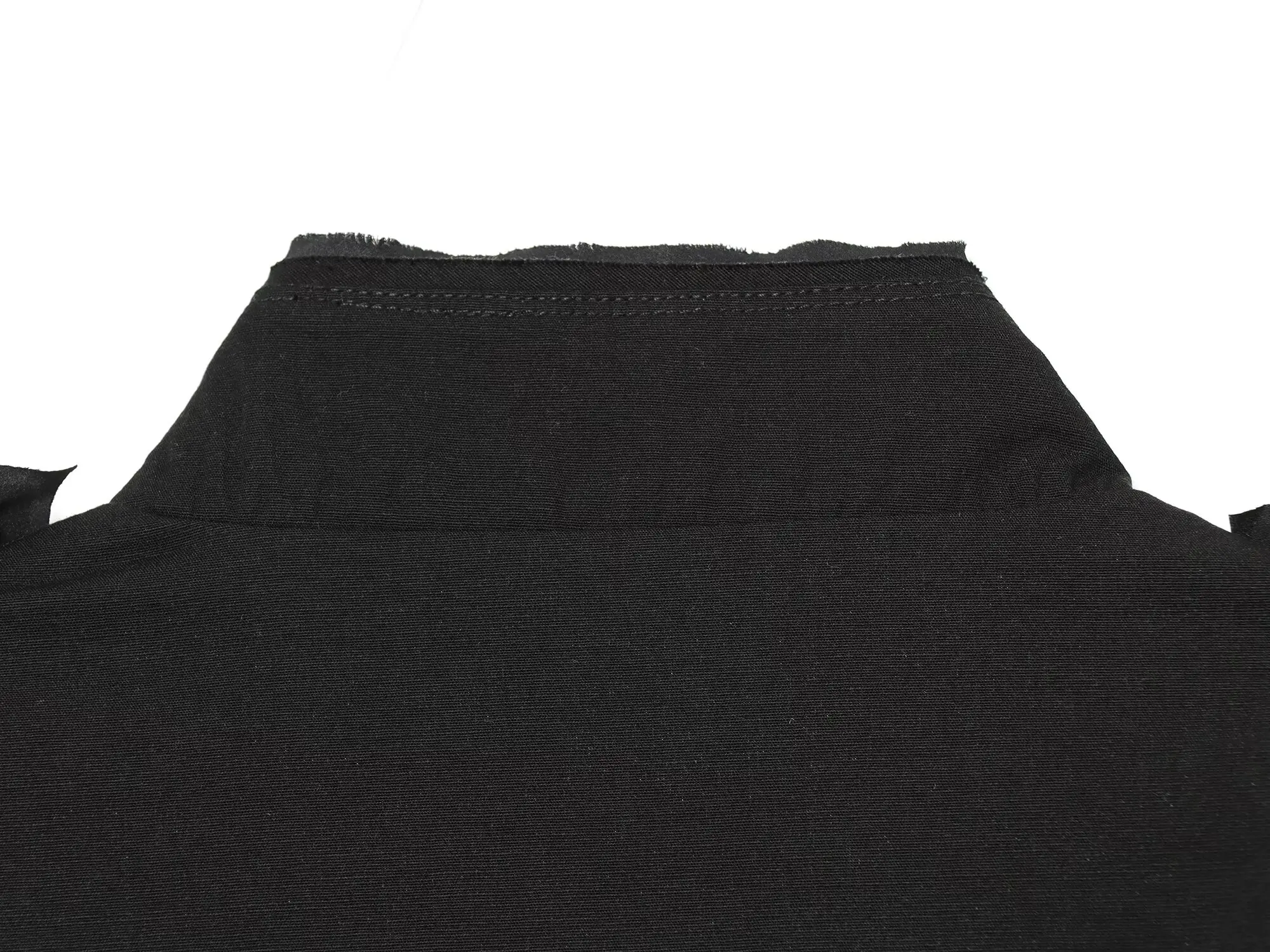 TFMLN Neue Damen Napoleon-Jacke mit Schrägknöpfung, Stehkragen, Asymmetrischer Kurzmantel, Frühjahrs-Neuheit, Retro-Chic Oberbekleidung für Frauen – Detail 10