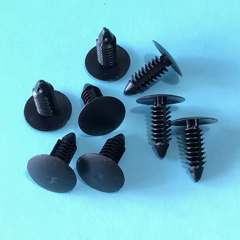 50pcs Plastic Rivets Auto Fastener Clip for peugeot 206 307 308 407 3008 508 207 208 2008 for citroen c3 c5 berlingo c4 picasso