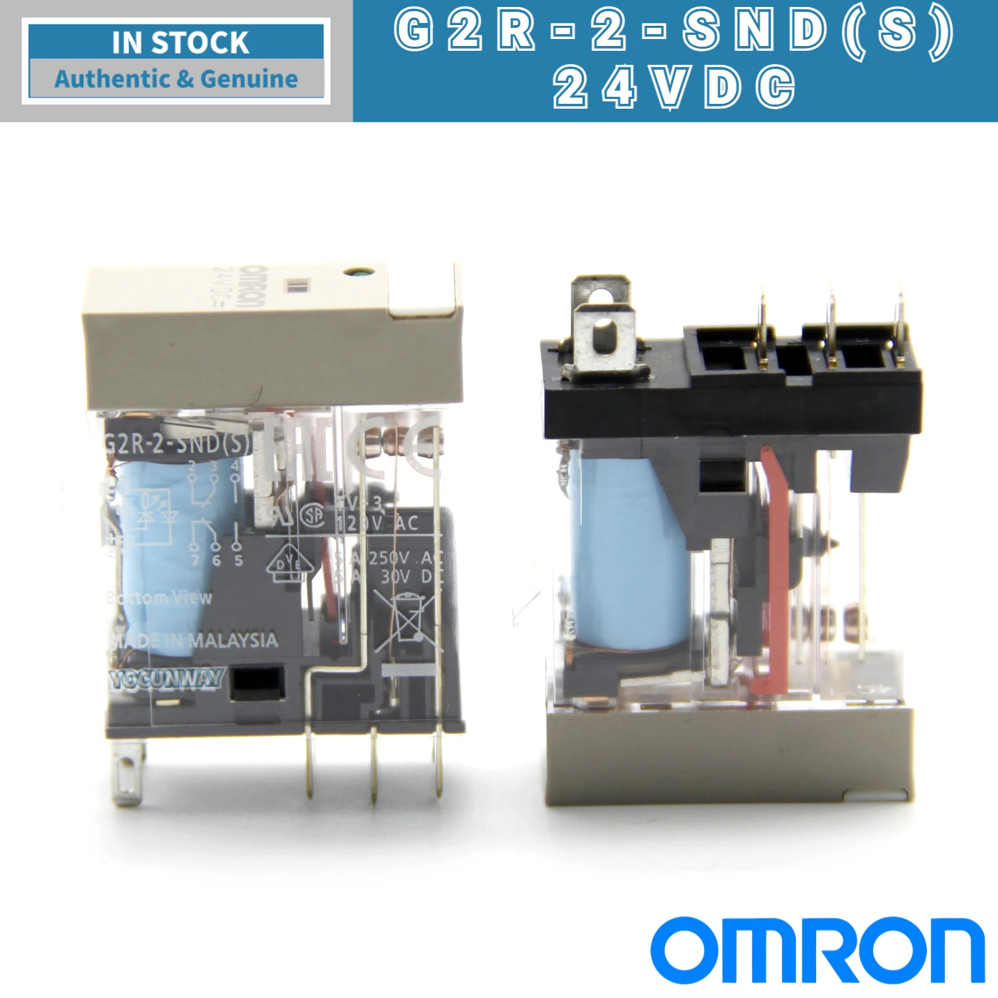OMRON Relais G2R-1-SN G2R-2-SN Authentisches Original 24VDC SND SNI SNDI 220V AC220V AC24V DC24V 24VDC 12VDC 5PIN 8Pin 2 Ein 2 Aus für – Detail 13