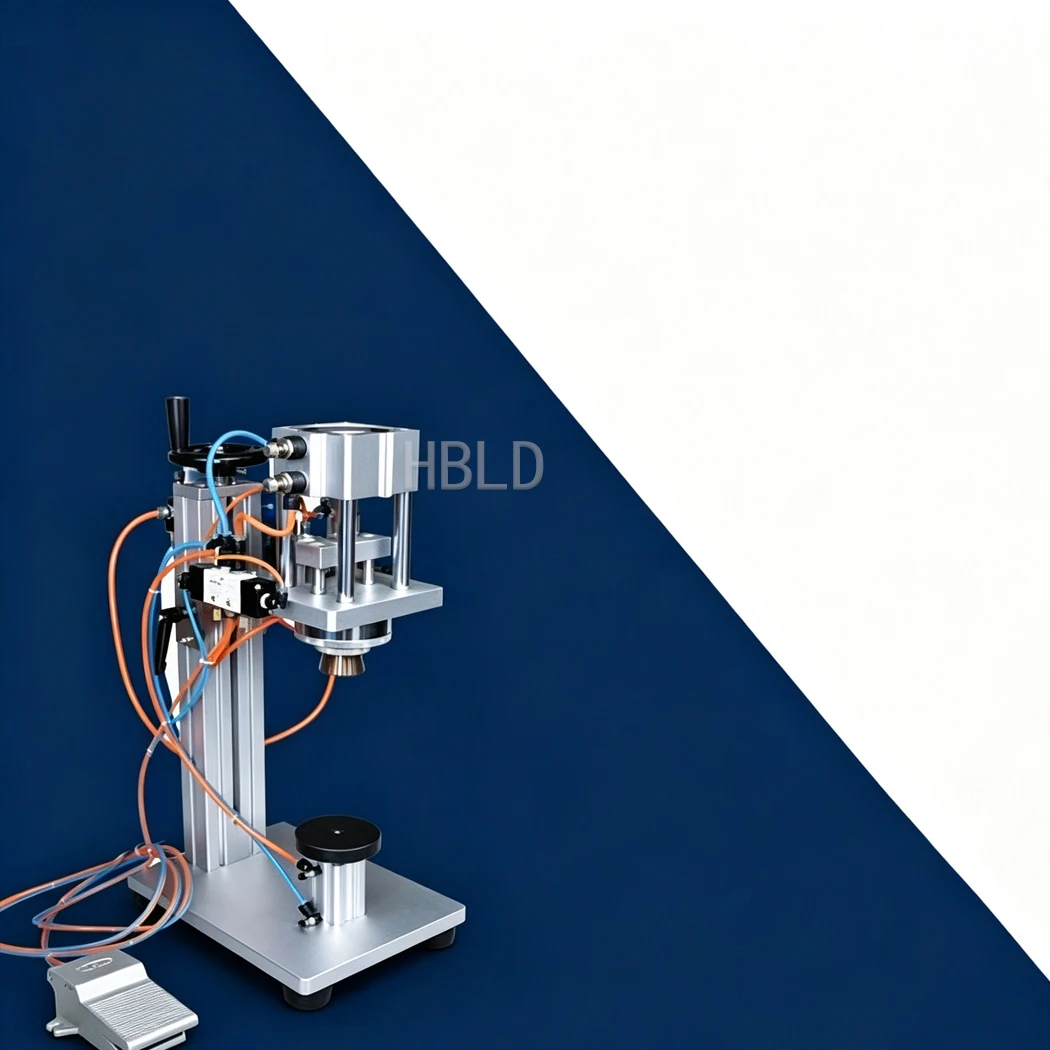 Cosmetic Bottle Sealer Pneumatic Perfume Spray Bottle Capping Machine for Cosmetic Shop Small Production