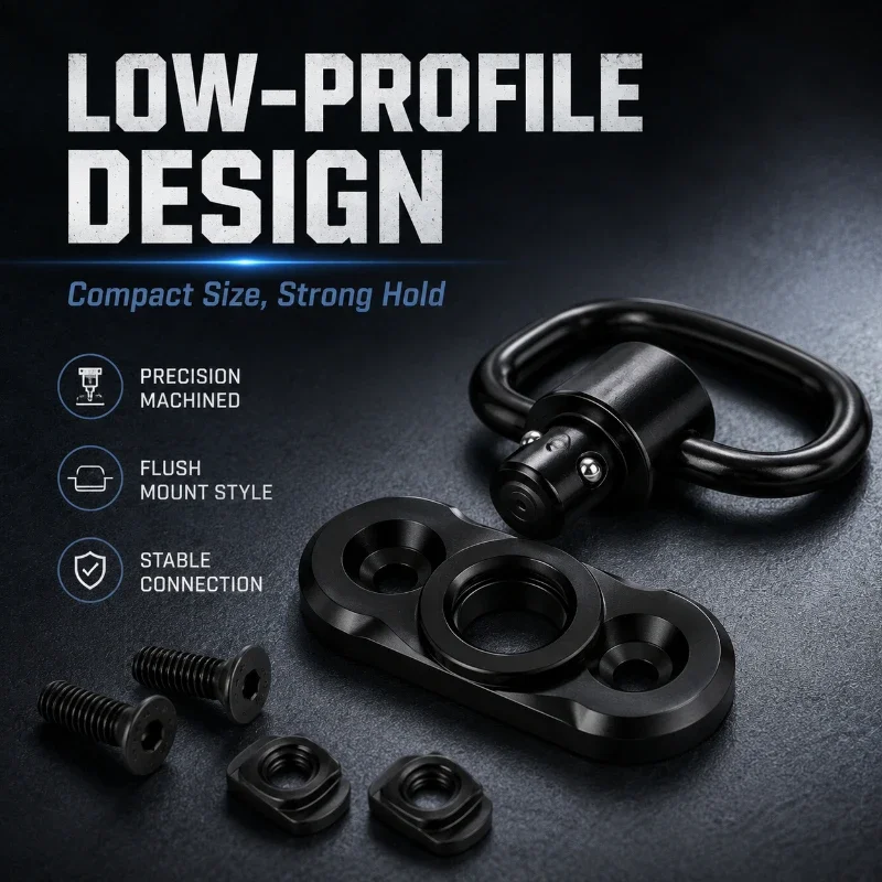 Floating Rotation Quick Release Metal Loop Standard Mount Hole Layout Thick Alloy Body Hobby Model Modification Kit