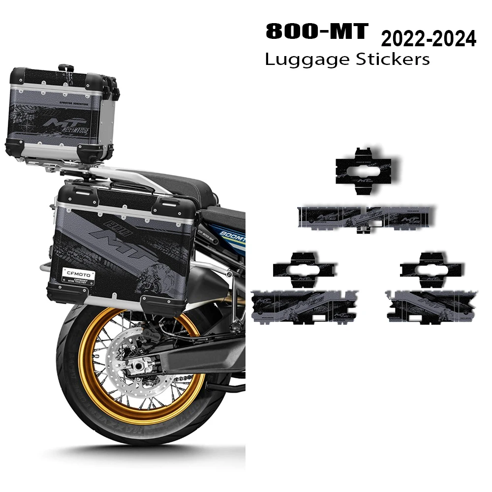 For CF MOTO 800 MT MT 800 2022 2023 2024 800MT Accessories Luggage Motorcycle Sticker Kit Suitcase Decal