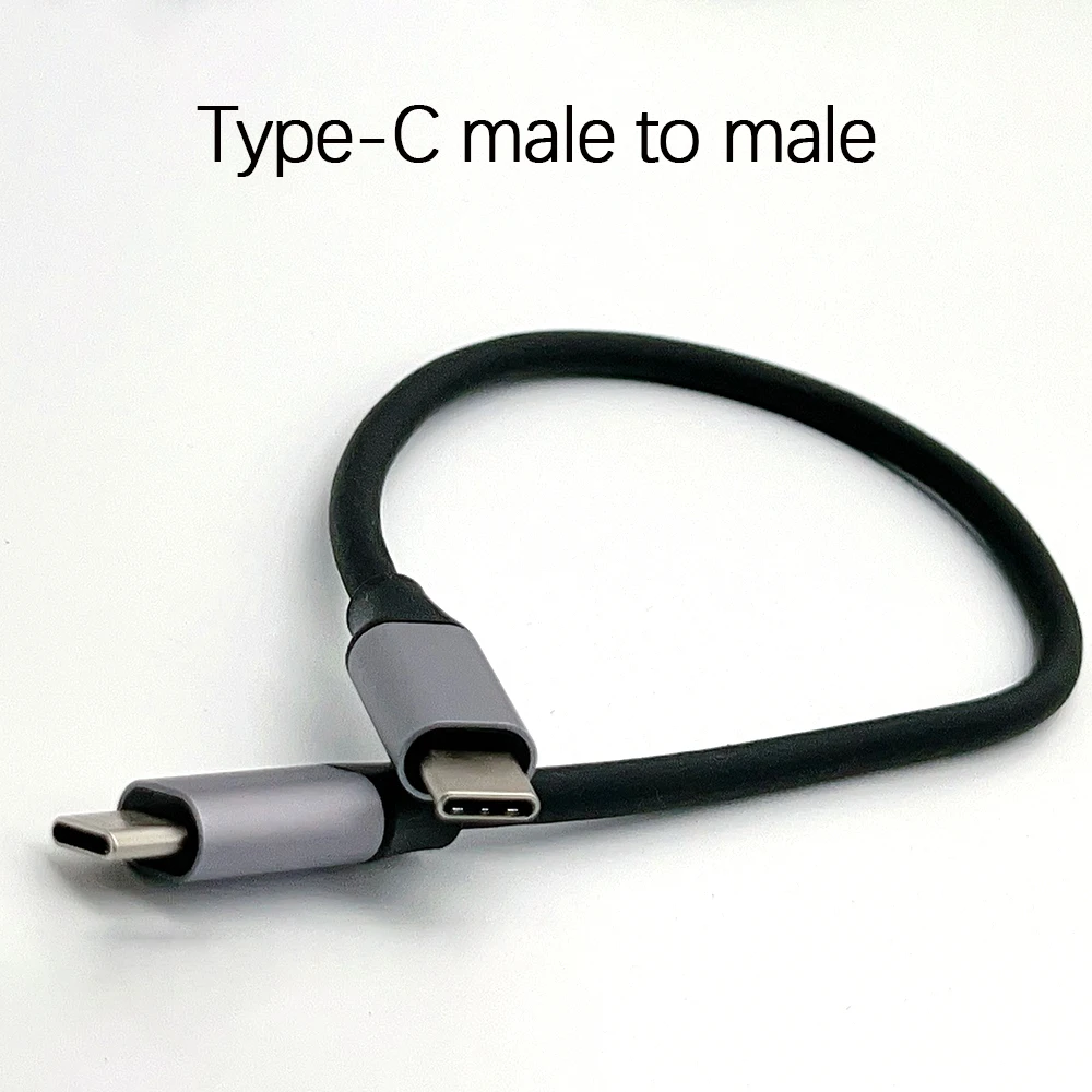 USB-C Extension Cable USB3.1 Gen1 10Gbps Data Transfer 3A PD Fast Charging 4K Audio Video Output Type-C Male To Male/Female Cord