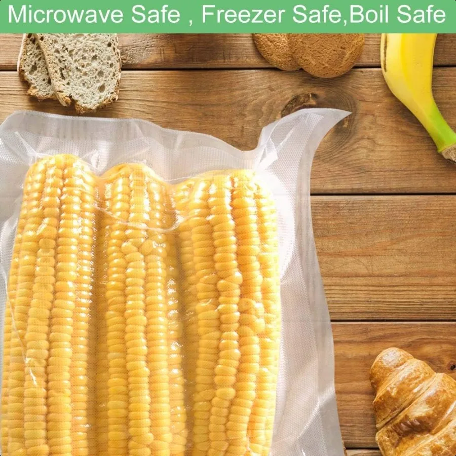 300 Bags 100 of Each Size Plus Quart 10x13 and Quart 8x12 and Pint 6x10 BPA Free Sous Vide Seal a Meal Commercial Grade Vacuum