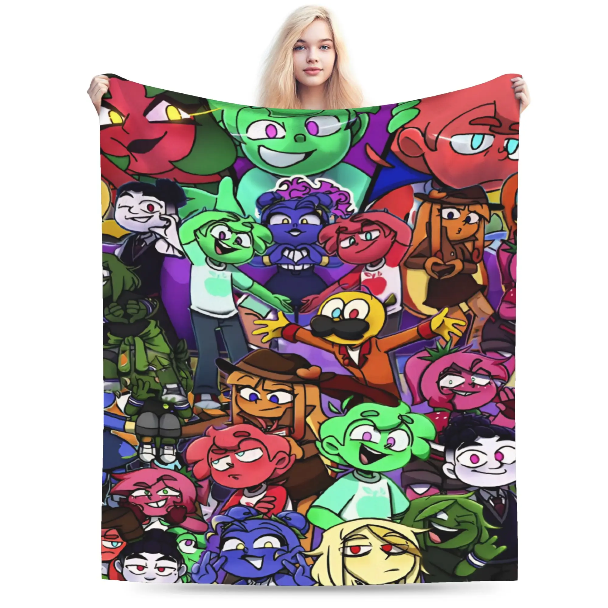 Super Soft mundos torajos Throw Blanket Premium Flannel Fleece Lightweight  Bed Blanket Super Cozy Blankets All Season Use