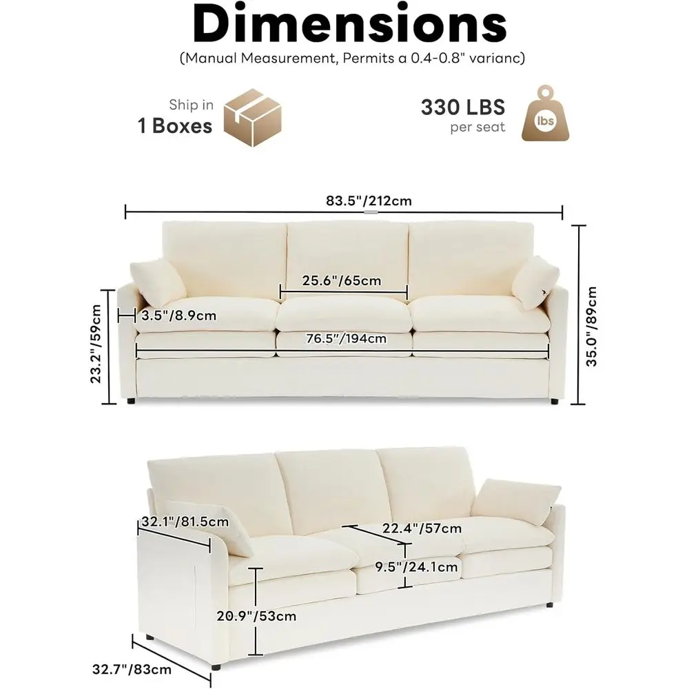 Cloud Couch, 83.5