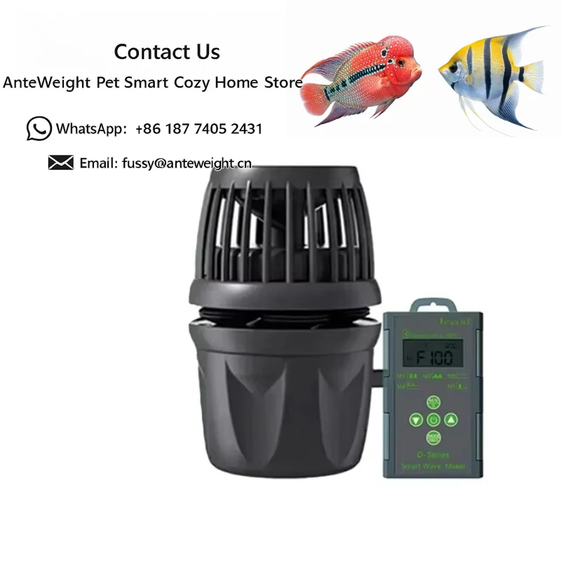 

DMP-80M 65W Aquarium Wavemaker Pump WIFI/Bluetooth 35000L/H for 120-180CM Freshwater Saltwater Fish Tank