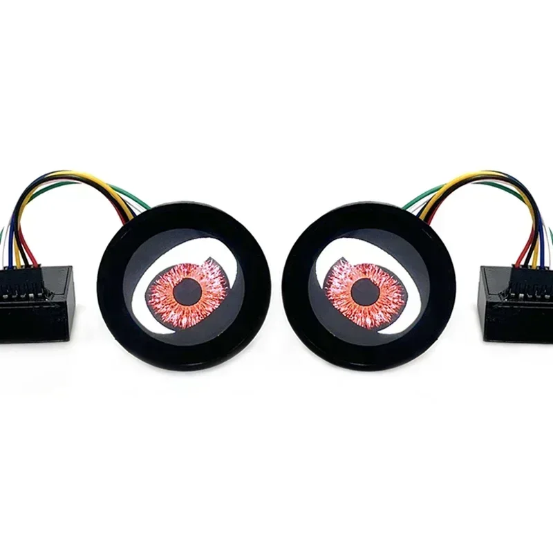 1 par nuevo tipo 12V LED rojo/verde/azul hielo 4 modelo ojos del diablo luz faro de coche luz de ósfera especial Kit de Control WiFi Acc