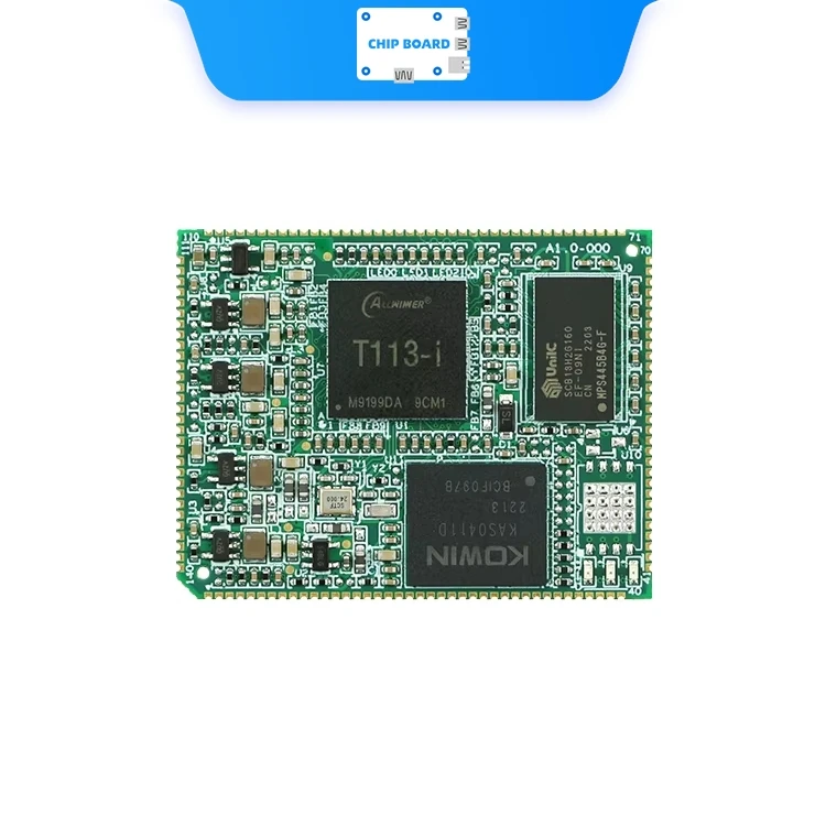 

Основная плата Tronlong T113-I — Allwinner T113-S3, двухъядерный процессор A7 + RISC-V, 1,2 ГГц, промышленный