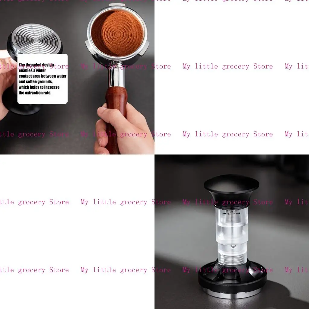 

D5BD Professional Coffee Preparation Tool Aluminum Alloy Tamper For Consistent Pressing