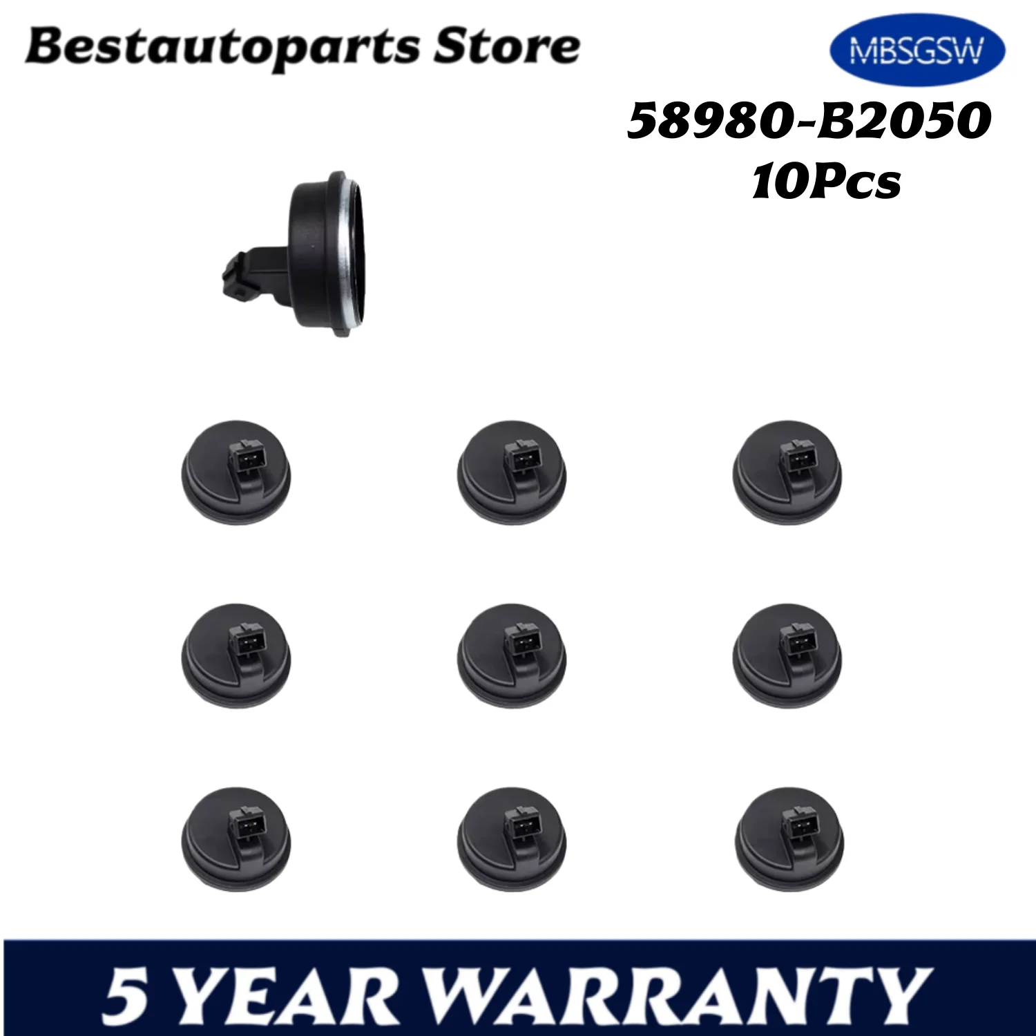 

10 шт. датчик скорости ABS подшипника заднего колеса для Kia Soul Soul Ev 2014 2015 2016 2017 2018 2019 58980B2050 58980 B2050