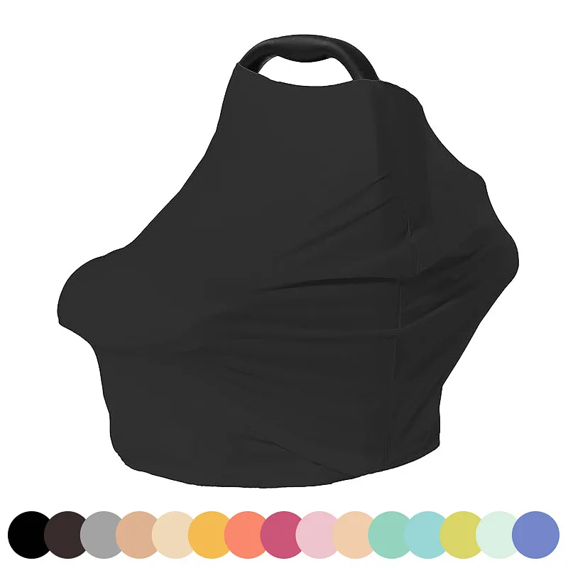 

Car Seat Covers for Babies - Multi- use Nursing Carseat Canopy, Breastfeeding Covers, Baby Shower Gifts for Boys and Girls