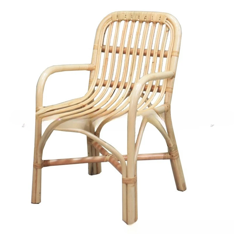 Outdoor leisure rattan chair back chair B & B tea house primary color dining table and chair balcony